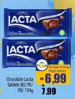 Proença Supermercados Chocolate lacta oferta