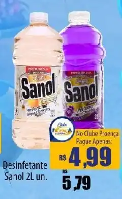 Proença Supermercados Desinfetante Sanol oferta