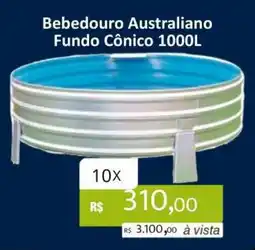 Copercana Bebedouro Australiano Fundo Cônico oferta