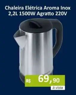 Copercana Chaleira Elétrica Aroma Inox oferta