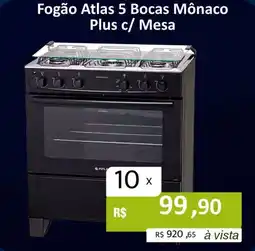 Copercana Fogão Atlas 5 Bocas Mônaco Plus c/ Mesa oferta