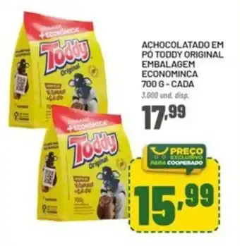 Achocolatado em pó toddy original