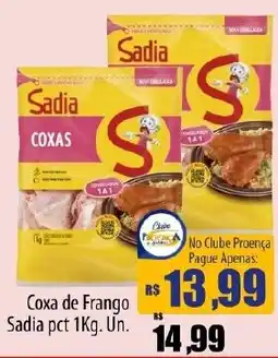 Proença Supermercados Coxa de frango sadia oferta
