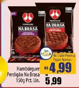 Proença Supermercados Hambúrguer Perdigão Na Brasa oferta