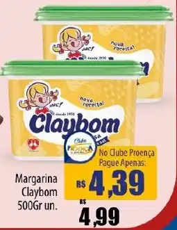 Proença Supermercados Margarina claybom oferta