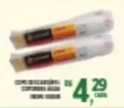 DB Supermercados Copo descartável copo para água oferta