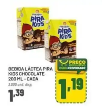 Bebida lactea pira kids chocolate