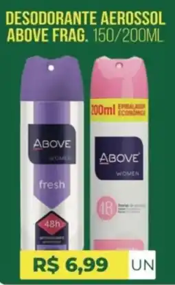Vivendas Supermercados Desodorante aerossol above frag. women oferta