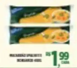 DB Supermercados Macarrão espalhito sabor queijo oferta