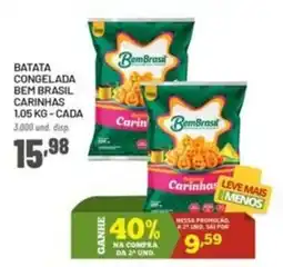 Cooper Batata congelada bem brasil carinhas oferta
