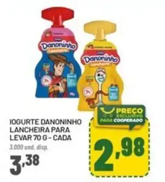 Iogurte danoninho lancheira para levar 70 g