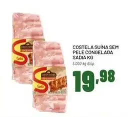 Cooper Costela suína sem pele congelada oferta
