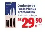 Camiño supermercados Conjunto de Facas Plenus Tramontina oferta