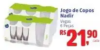 Camiño supermercados Jogo de Copos Nadir Vegas oferta