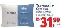 Camiño supermercados Travesseiro Camesa Micro Cotton Suporte Médio oferta