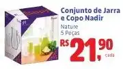 Camiño supermercados Conjunto de Jarra e Copo Nadir Nature oferta