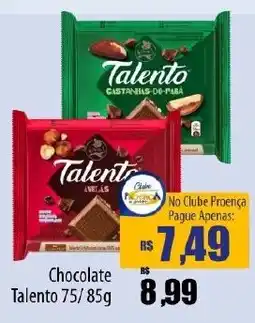 Proença Supermercados Chocolate Talento oferta