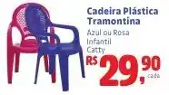 Camiño supermercados Cadeira Plástica Tramontina Azul ou Rosa Infantil Catty oferta