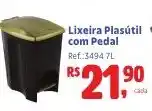Camiño supermercados Lixeira Plasútil com Pedal oferta