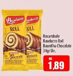 Proença Supermercados Rocambolé Bauducco Roll Baunilha Chocolate oferta