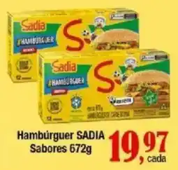 Supermercados Unidos Hambúrguer sadia oferta