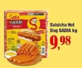 Supermercados Unidos Salsicha hot dog sadia oferta