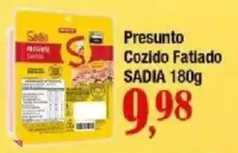 Supermercados Unidos Presunto cozido fatiado oferta