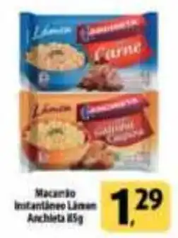 Coelho Diniz Macarrão instantâneo Lámen Anchieta oferta