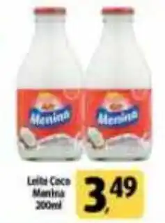 Coelho Diniz Leite coco menina oferta