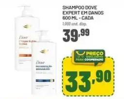 Cooper Shampoo dove expert em danos oferta