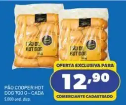 Cooper pão cooper hot dog oferta