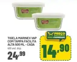 Cooper Tigela marinex vap com tampa facilita alta oferta