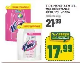 Cooper Tira-mancha em gel refil multiuso vanish oferta