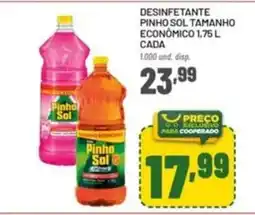 Cooper Desinfetante pinho sol tamanho economico oferta