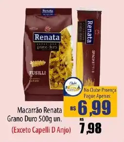 Proença Supermercados Macarrão renata oferta