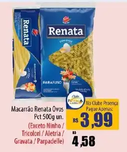 Proença Supermercados Macarrão renata oferta