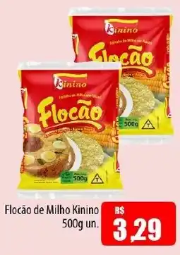 Proença Supermercados Flocão de Milho Kinino oferta