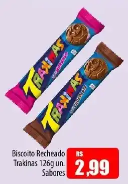 Proença Supermercados Biscoito recheado trakinas oferta