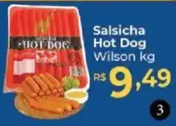 Supermercados Unidos Salsicha Hot Dog Wilson oferta