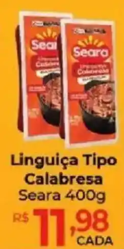 Supermercados Unidos Linguiça Tipo Calabresa oferta