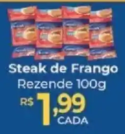 Supermercados Unidos steak de frango rezende oferta