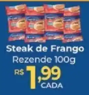 Supermercados Unidos steak de frango rezende oferta
