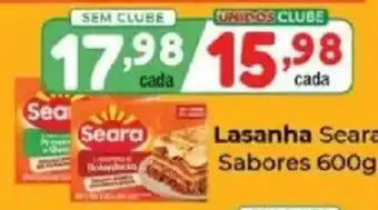 Supermercados Unidos Lasanha seara sabores oferta