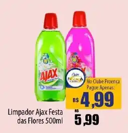 Proença Supermercados Limpador Ajax Festa das Flores oferta