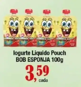 Supermercados Unidos Iogurte Líquido Pouch Bob Esponja oferta