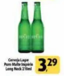 Coelho Diniz Cerveja Lager Puro Malte Império Long Neck oferta