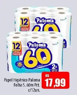 Proença Supermercados Papel Higiênico Paloma Folha oferta