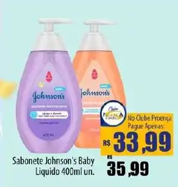 Proença Supermercados Sabonete johnson's baby oferta