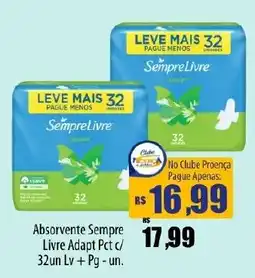 Proença Supermercados Absorvente Sempre Livre Adapt oferta