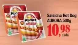 Supermercados Unidos Salsicha hot dog aurora oferta